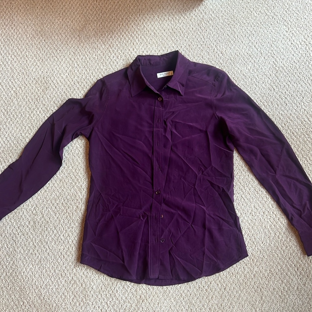 Equipment top in silk
